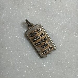 JAMES AVERY \ Retired Sterling Charm / God Be With Us Together & Apart / 925 HTF